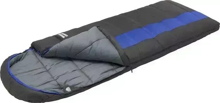 Спальный мешок TREK PLANET Warmer Comfort, зимний, левая молния, серый/синий