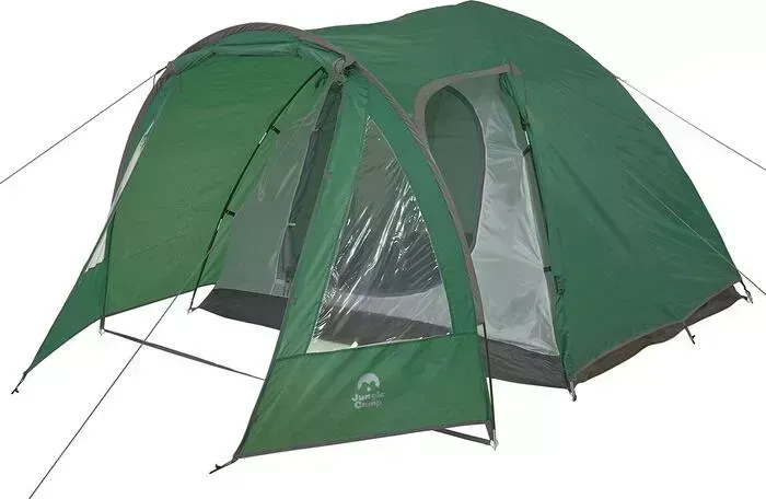 Палатка Jungle Camp четырехместная Texas 4, цвет- зеленый