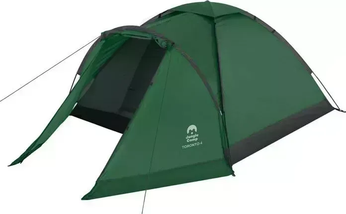 Палатка Jungle Camp четырехместная Toronto 4, цвет- зеленый