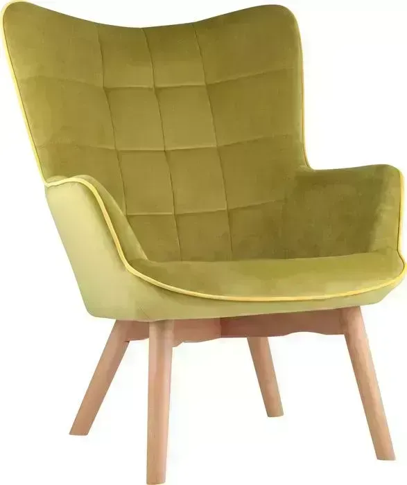 Кресло Stool Group Манго вельвет/оливковый MANCO HLR-25