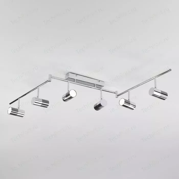 Светодиодный спот EUROSVET Mini Topper 20086/6 хром/черный жемчуг