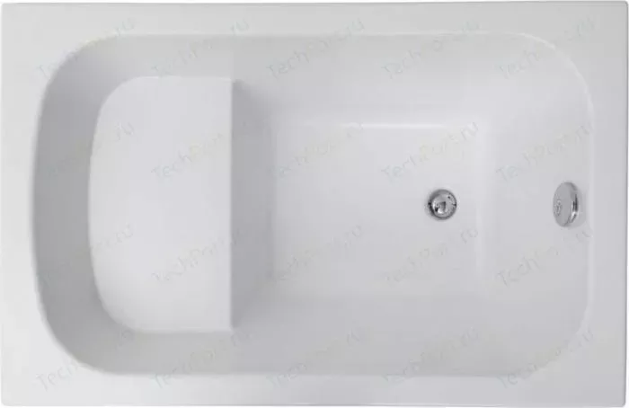 Акриловая ванна AQUANET Seed 110х70 сидячая, с каркасом и панелью (246173, 246135)