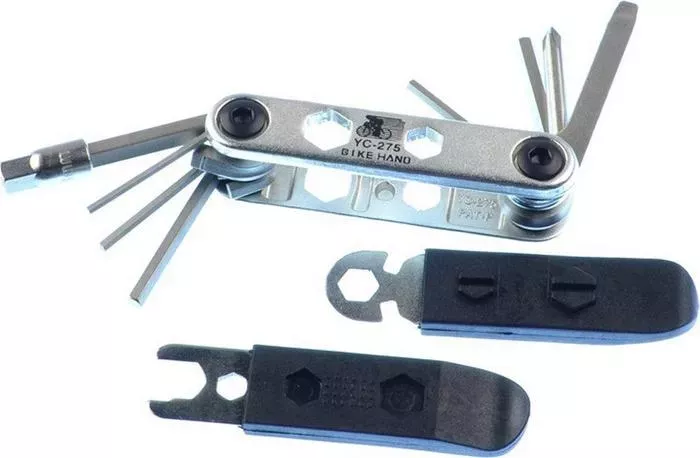Ключи Bike Hand шестигранники 16 в 1 YC-275, 2/2.5/3/4/5/6mm+T25