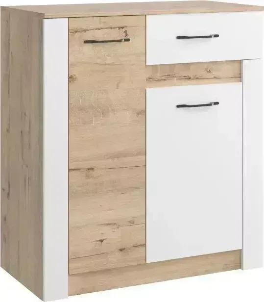 Комод Комфорт S Ева 5 М 6 90 дуб ирландский/белая матовая