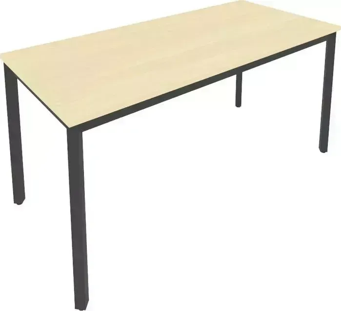 Стол письменный RIVA на металлокаркасе Slim С.СП-6 клен/антрацит металл 158x72x75 комплект