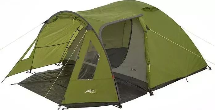 Палатка TREK PLANET трехместная Avola 3, цвет- зеленый