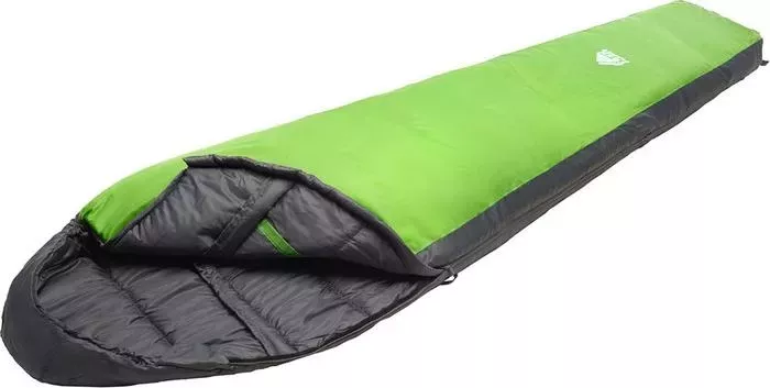 Спальный мешок TREK PLANET Gotland, правая молния, зеленый, серый