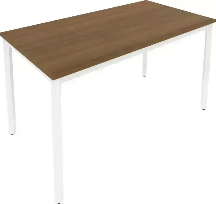 Стол письменный RIVA на металлокаркасе Slim С.СП-5 орех/белый металл 138x72x75