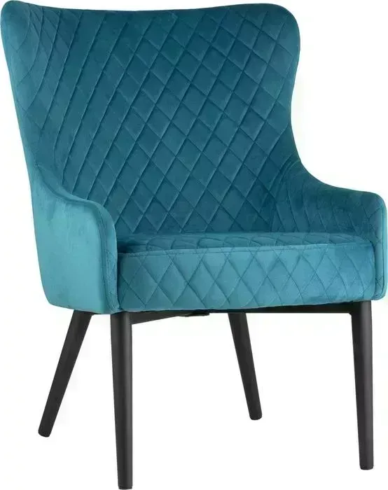 Кресло Stool Group Ститч вельвет темно-бирюзовый MC15S-3 HLR-59