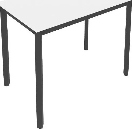 Стол письменный RIVA на металлокаркасе Slim С.СП-3.1 белый/антрацит металл 98x60x75 комплект