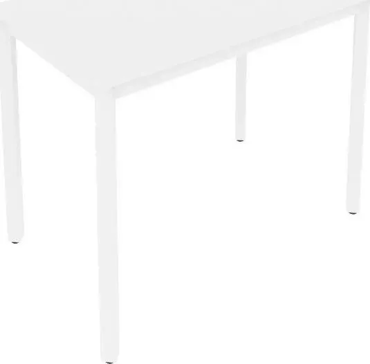Стол письменный RIVA на металлокаркасе Slim С.СП-3.1 белый/белый металл 98x60x75