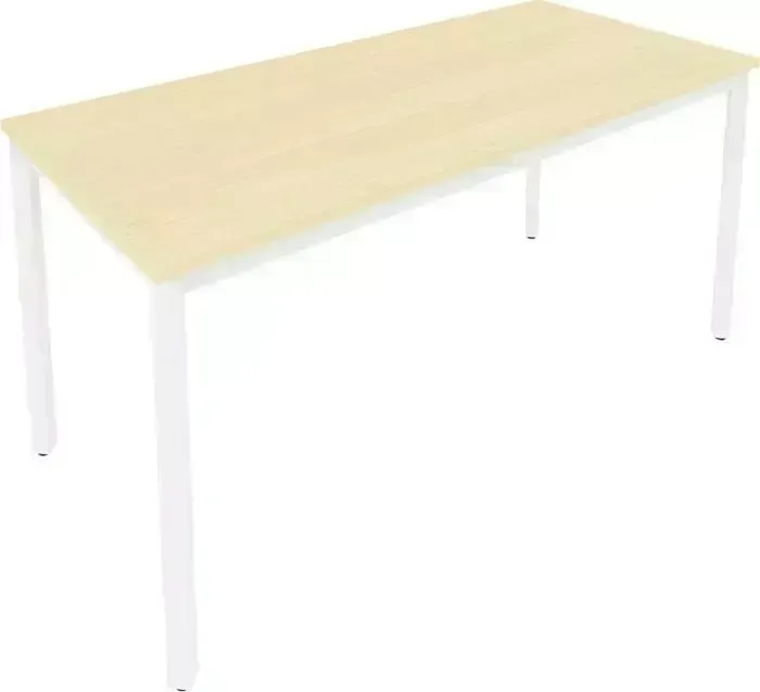 Стол письменный RIVA на металлокаркасе Slim С.СП-6 клен/белый металл 158x72x75