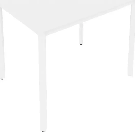 Стол письменный RIVA на металлокаркасе Slim С.СП-3 белый/белый металл 98x72x75