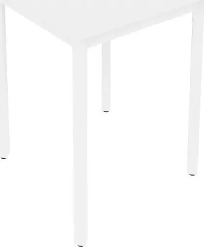 Стол письменный RIVA на металлокаркасе Slim С.СП-1.1 белый/белый металл 60x60x75