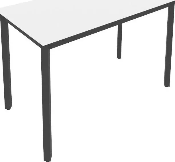 Стол письменный RIVA на металлокаркасе Slim С.СП-4.1 белый/антрацит металл 118x60x75 комплект