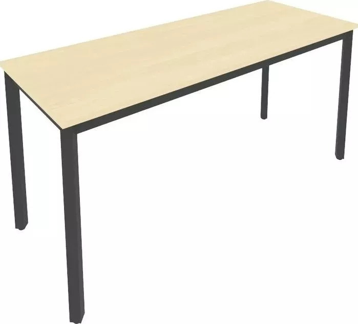 Стол письменный RIVA на металлокаркасе Slim С.СП-6.1 клен/антрацит металл 158x60x75 комплект