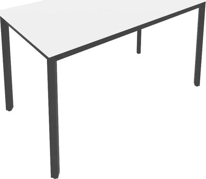Стол письменный RIVA на металлокаркасе Slim С.СП-5 белый/антрацит металл 138x72x75 комплект