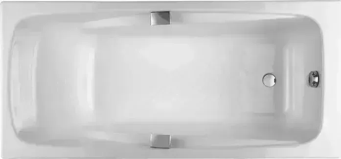 Чугунная ванна JACOB DELAFON Repos 180x85 с ножками и ручками (E2903-00, E4113-NF, E75110-CP)