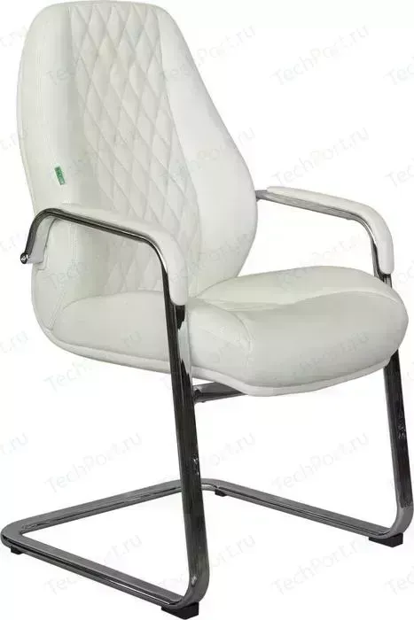 Кресло Riva Chair RCH F385 натуральная кожа белый (6207)