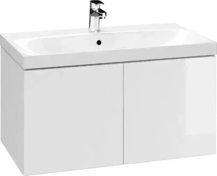 Тумба с раковиной CERSANIT с Colour 80 белая (SP-SZ-COL-CM/COL/80, S-UM-COM80/1-w)