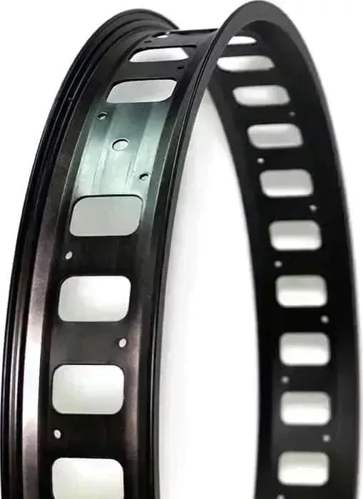 Колесо NANDUN обод MX-80S 24x32H,80mm (Fatbike) черный с отверстиями