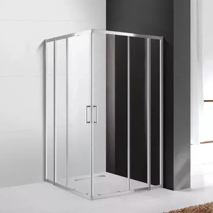 Душевой уголок CEZARES Molveno A-22 110x110 прозрачный, хром (MOLVENO-A-22-90+20-C-Cr-IV)