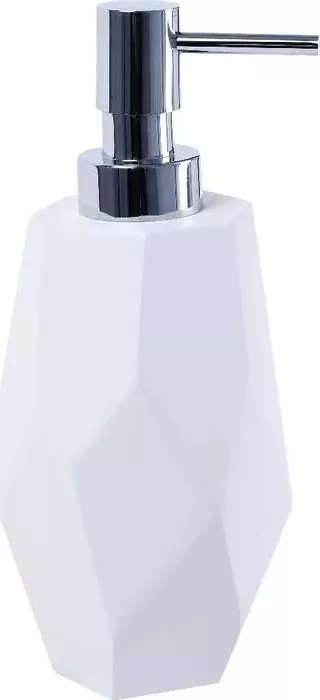 Дозатор Fixsen для мыла Flat белый, хром (FX-290-1)