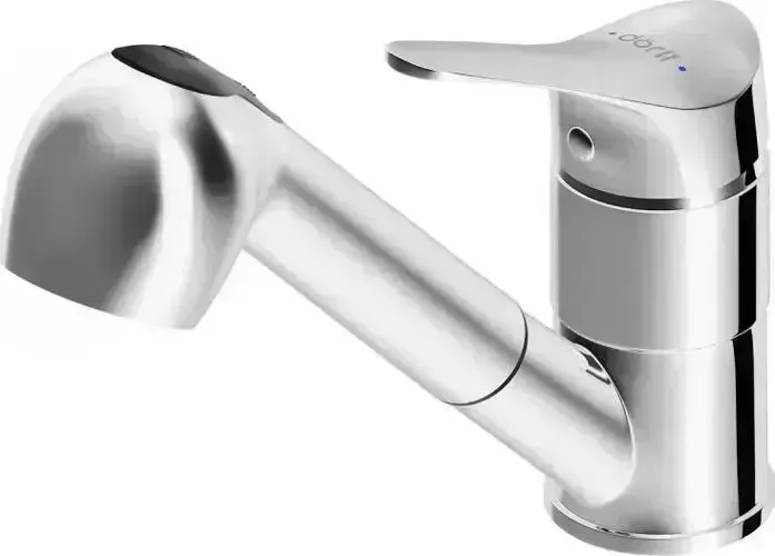Смеситель для кухни Dorff Ultra с вытяжным изливом, хром (D5000000)