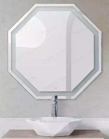 Зеркало BELBANGO 80х80, с подсветкой (SPC-OTT-800-800-LED-TCH)
