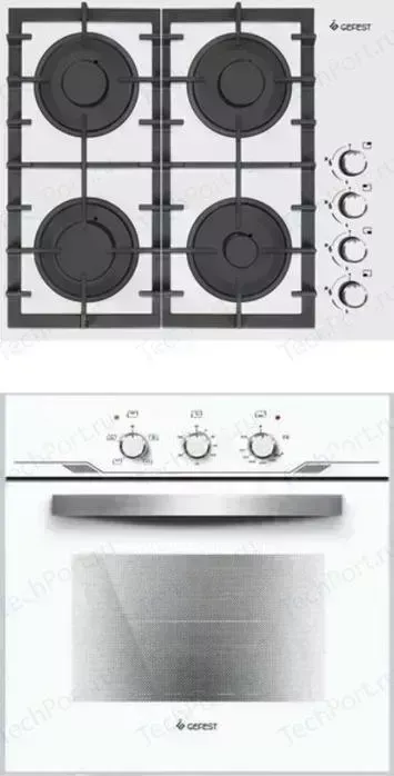 Встраиваемый комплект GEFEST СВН 2230 К12 + ДГЭ 621-01 Б
