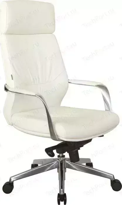 Кресло офисное Riva Chair RCH А1815 натуральная кожа белый (6207)