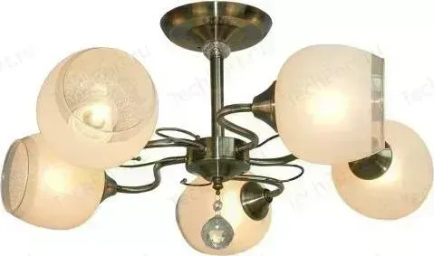 Люстра Imex потолочная MD.0664-5-S AB 5*60Вт Е27