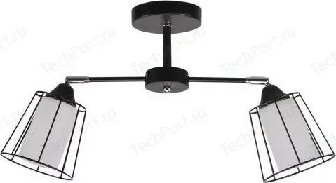 Люстра Imex подвесная MD.24380-2-S BK+CH 2*60Вт E27