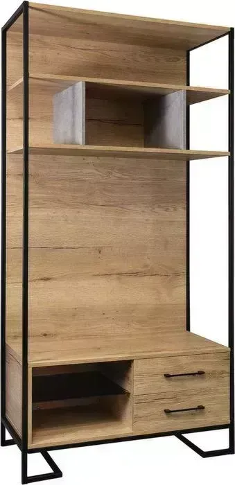Стеллаж R-home Loft дуб натур (без полки)