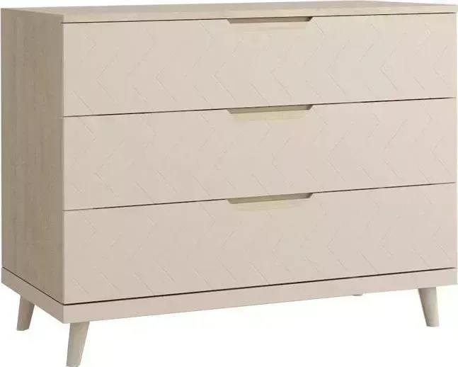 Комод R-home Сканди жемчужно-белый 3 ящика