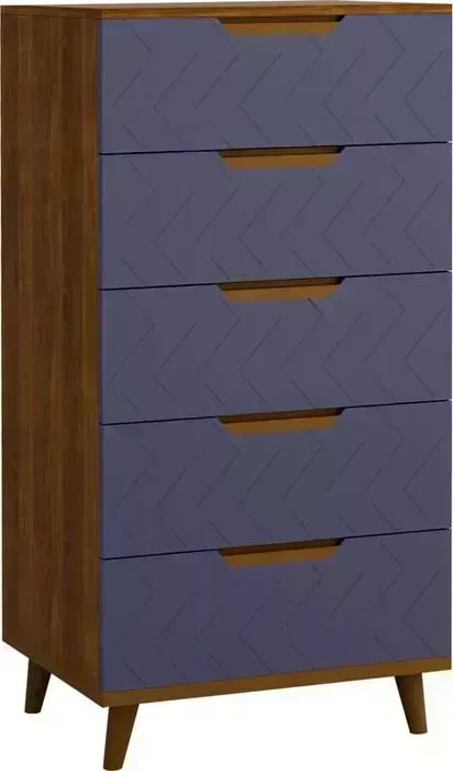 Комод R-home Сканди сапфир 5 ящиков