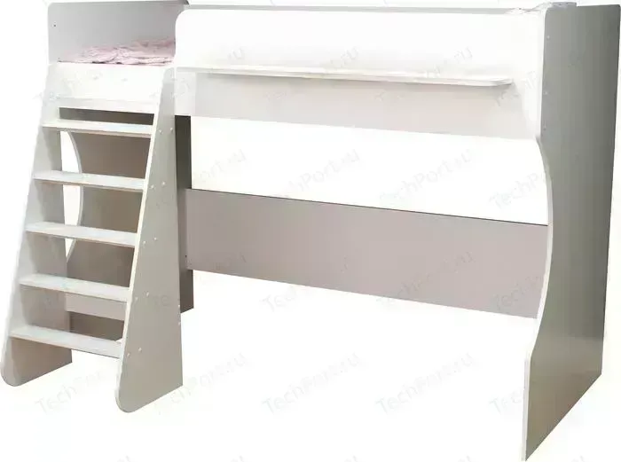 Кровать Капризун -чердак Р432 1 белый