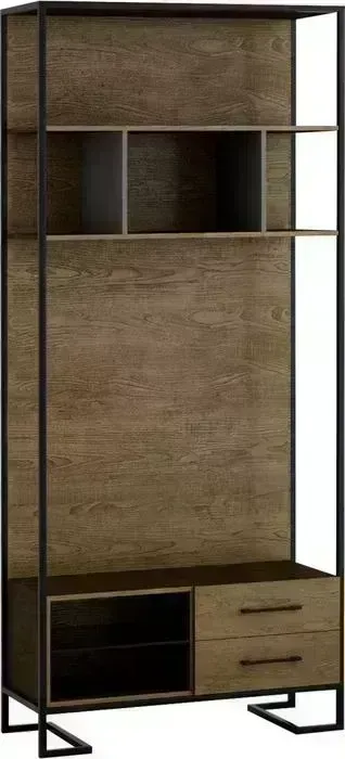 Стеллаж R-home Loft дуб табак (без полки)