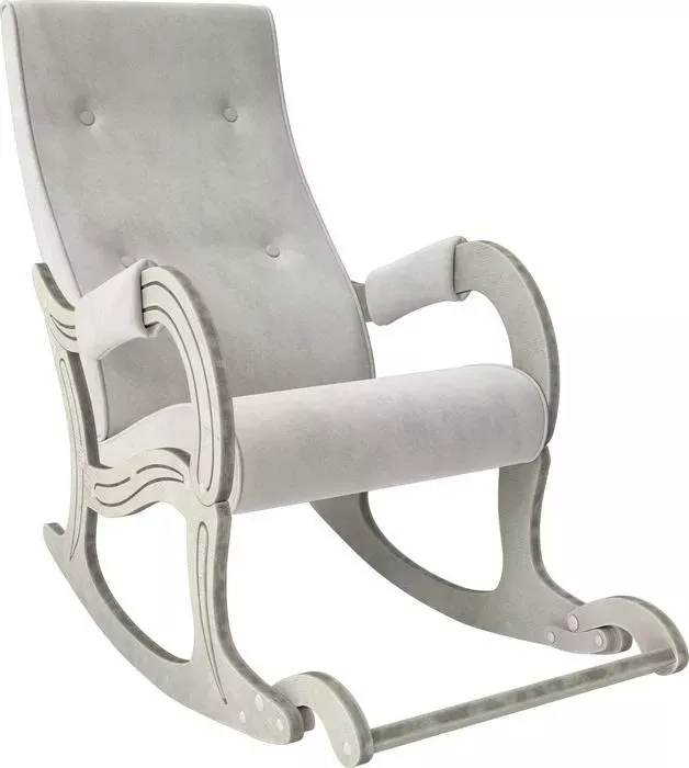 Кресло-качалка Мебель Импэкс Модель 707 дуб шампань/патина, ткань Verona light grey