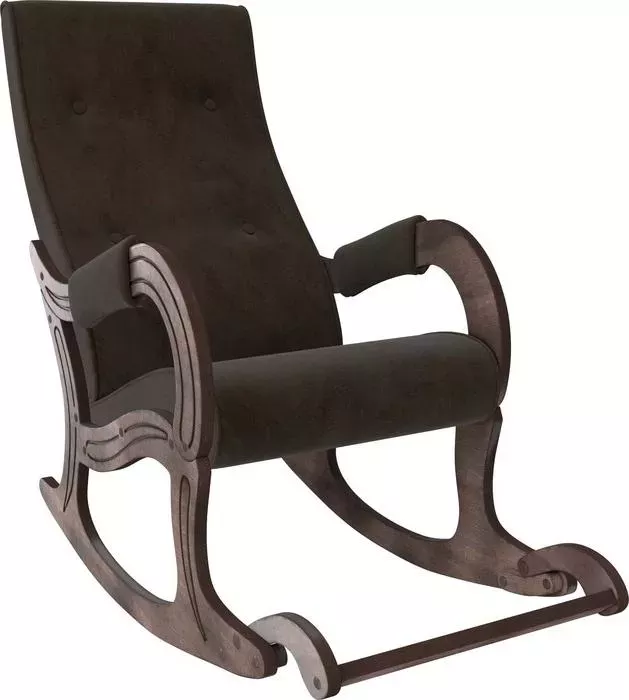 Кресло-качалка Мебель Импэкс Модель 707 орех антик, ткань Verona wenge
