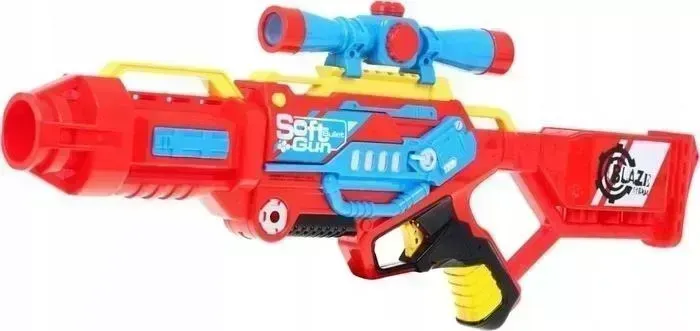 Автомат Zecong Toys "BlazeStorm" с мягкими пулями (тройной выстрел) - 7068