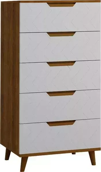 Комод R-home Сканди грей 5 ящиков