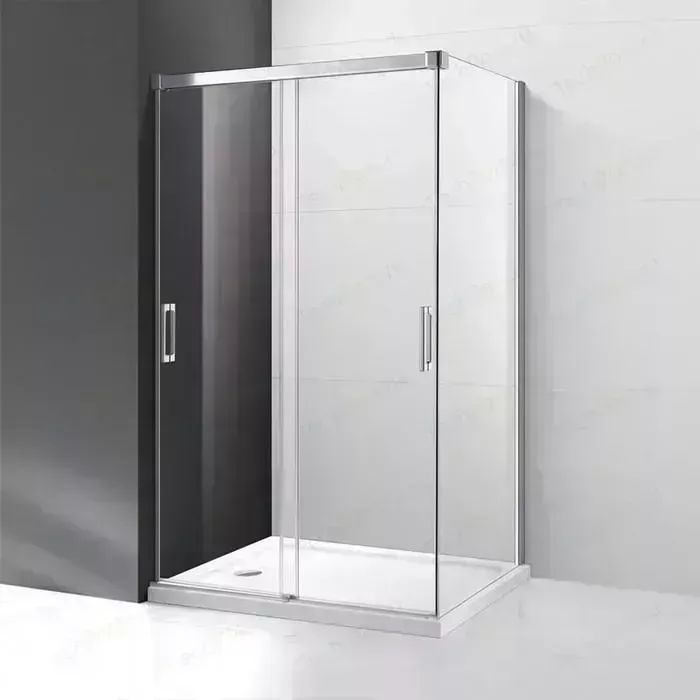 Душевой уголок CEZARES Tandem-Soft AH-2 R 120x90 правый, рифленая Punto, хром (TANDEM-SOFT-AH-2-120/90-P-Cr-R)