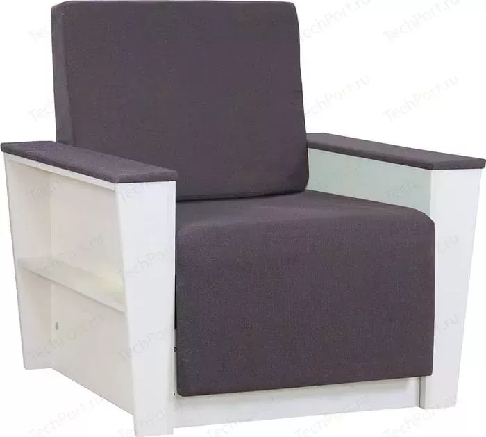 Кресло Шарм-Дизайн Бруно 2 рогожка серый кровать