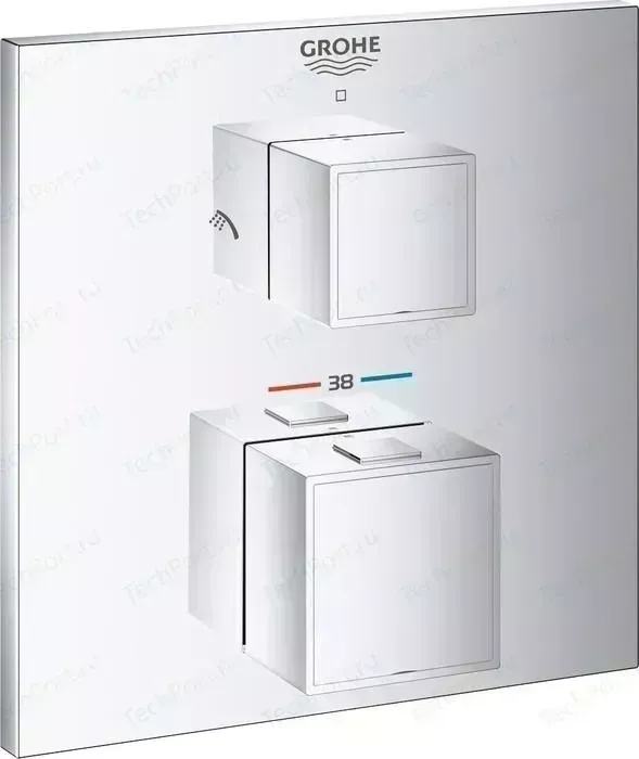 Термостат для душа Grohe Grohtherm Cube встраиваемый, 35600000, хром (24154000)