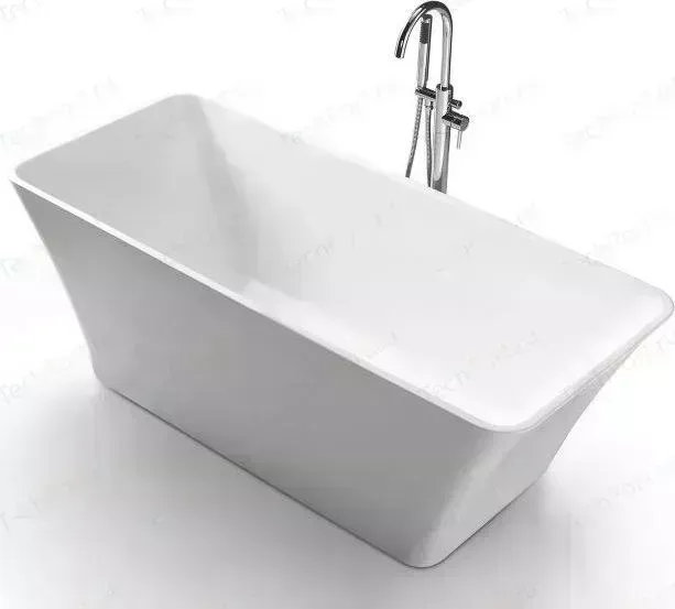 Акриловая ванна BELBANGO 180x75 слив-перелив хром (BB60-1800-750)