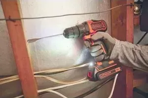 Дрель аккумуляторная BLACK&DECKER BDCDD186KB