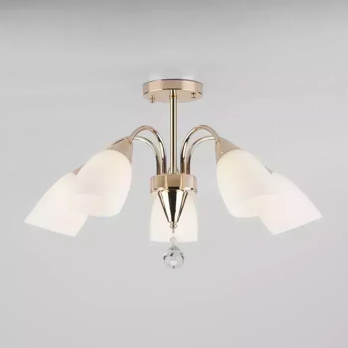 Потолочная люстра EUROSVET Ellene 30149/5 золото