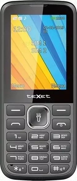 Мобильный телефон TeXet ный TM-213 черный
