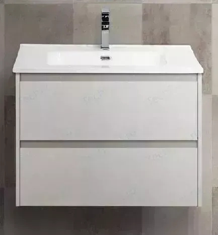 Тумба с раковиной BELBANGO с Kraft 60, Bianco Opaco (KRAFT-600-2C-SO-BO, BB600ETL)